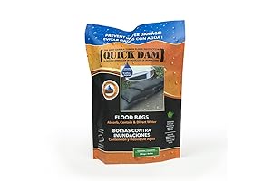 Best Storm Bags For Flood Protection - Quick Dam Water Activated Flood Bags (2-Pack)