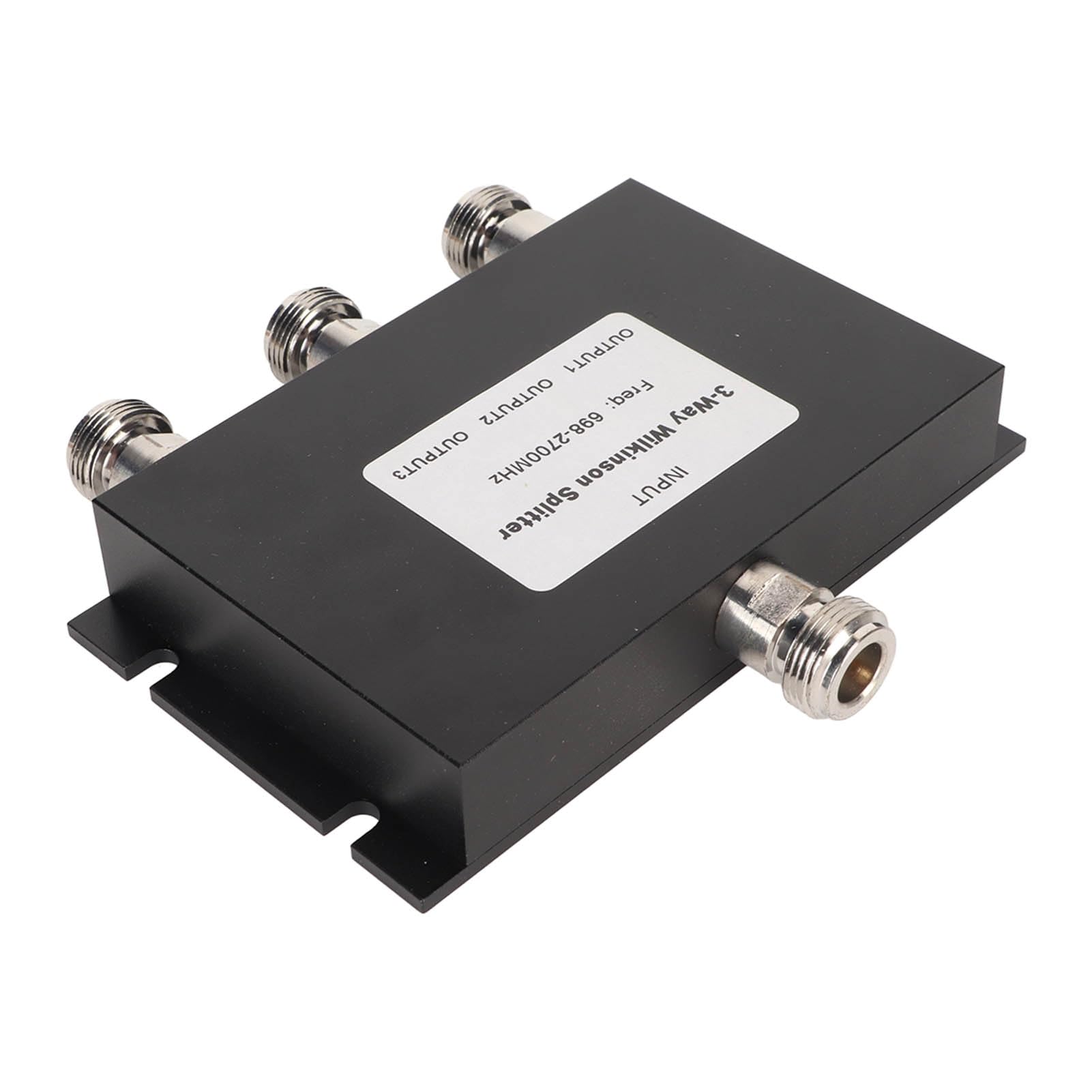 Divisore di Segnale TV a 3 Vie, Divisore di Potenza 698-2700 MHz | Sdoppiatore di potenza a 3 vie, connettori N femmina, 50 W, lega di alluminio, per amplificatore di segnale cellulare