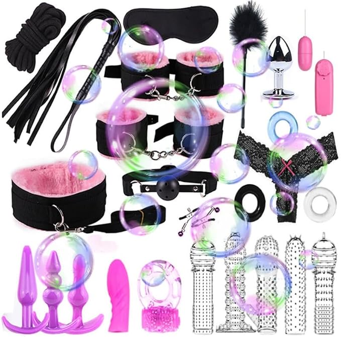 Couple Gift, 25 Piece Set of Pink Sports Accessories, Gym Equipment Gift Accessories, Fitness Tool Set, Yoga Equipment