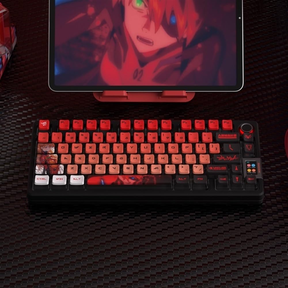 Keycaps Evangelion Traslucidi - Set 122 Tasti PBT+PC Profilo OEM - Foto 8