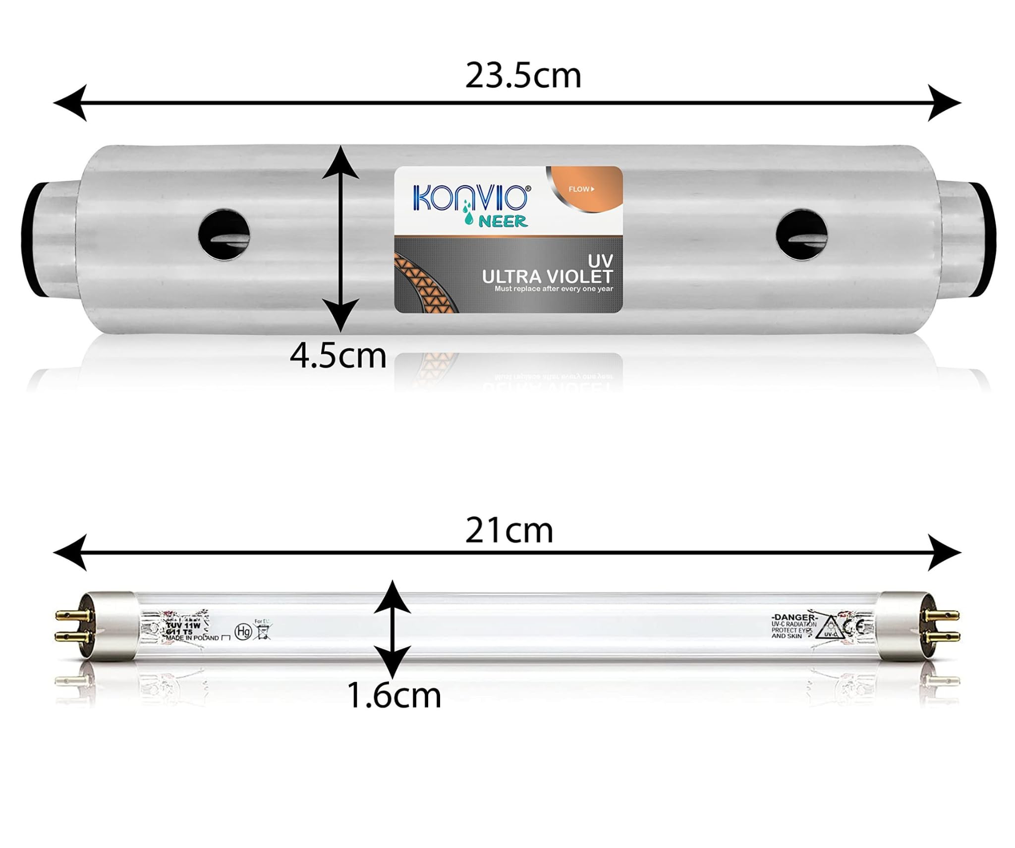 Konvio Neer UV Kit - Purify Water with UV Light -2