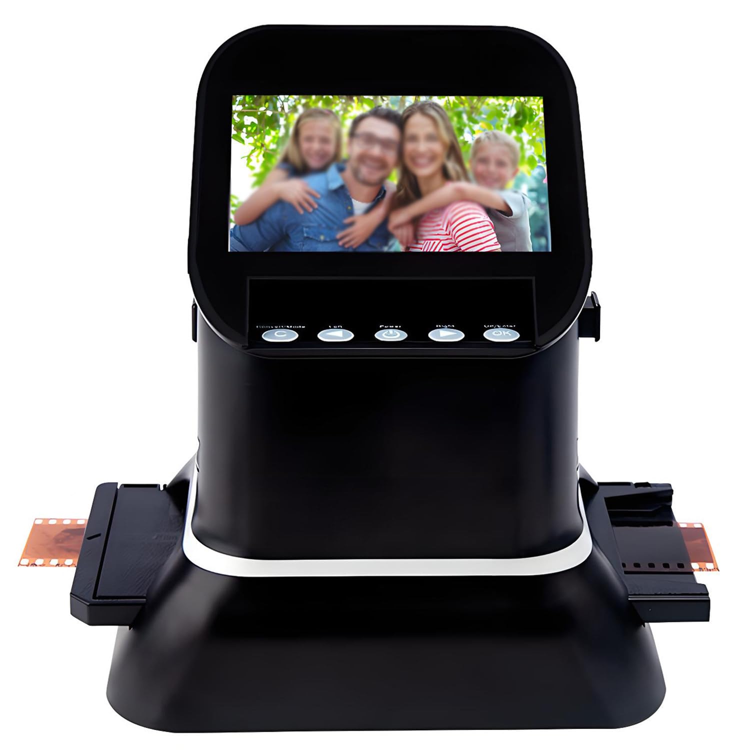 Scanner Professionale Pellicole Medio Formato,Digitalizzatore Pellicole,Digitalizzatore Diapositive Negativi Ad Alta,con Anteprima& Risoluzione LCD 4,3",per Amanti Cinema