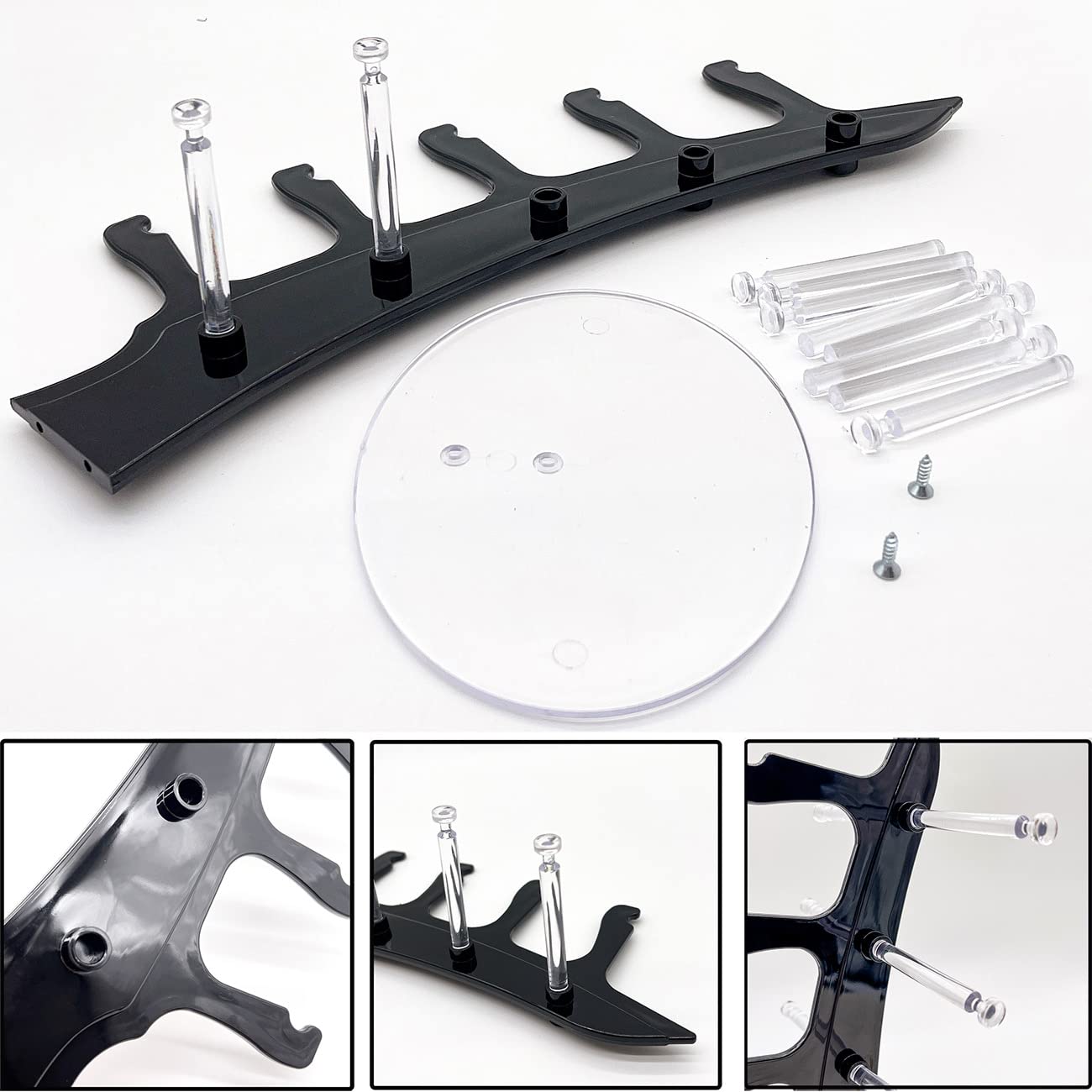 Supporto per occhiali Portaocchiali Espositore Da Sole Per Occhiali a 5 Strati Sole Sunglasses Display per la Conservazione e la Presentazione, per casa, ufficio, scrivania, idea regalo