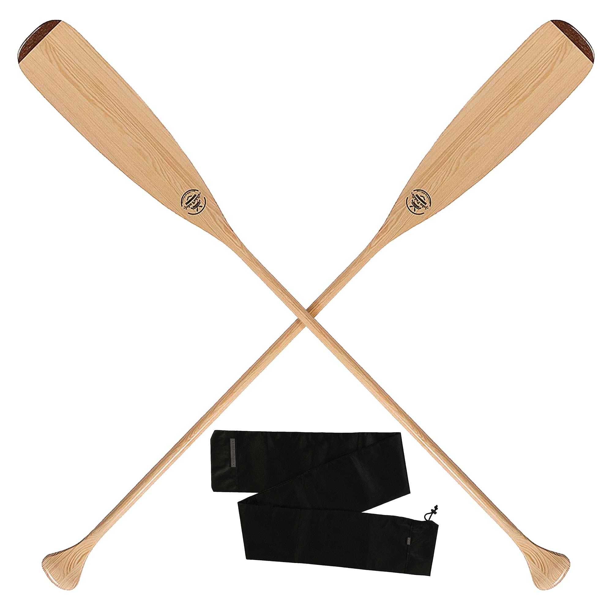 Canoe Paddel/Kanu-Paddle Set 2 Stück Typ: Biberschwanz/Beavertail Paddel aus Kiefernholz und Iron Wood 100% ökologisch Handgemacht in EU + Paddletasche