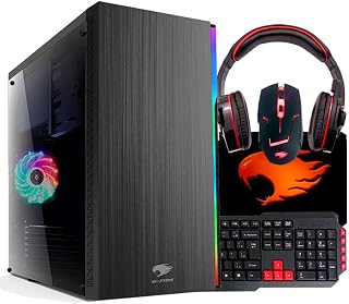 PC G-FIRE AMD A10 9700 8GB 1TB Radeon R7 2GB integrada Computador Gamer GKN HTG-251