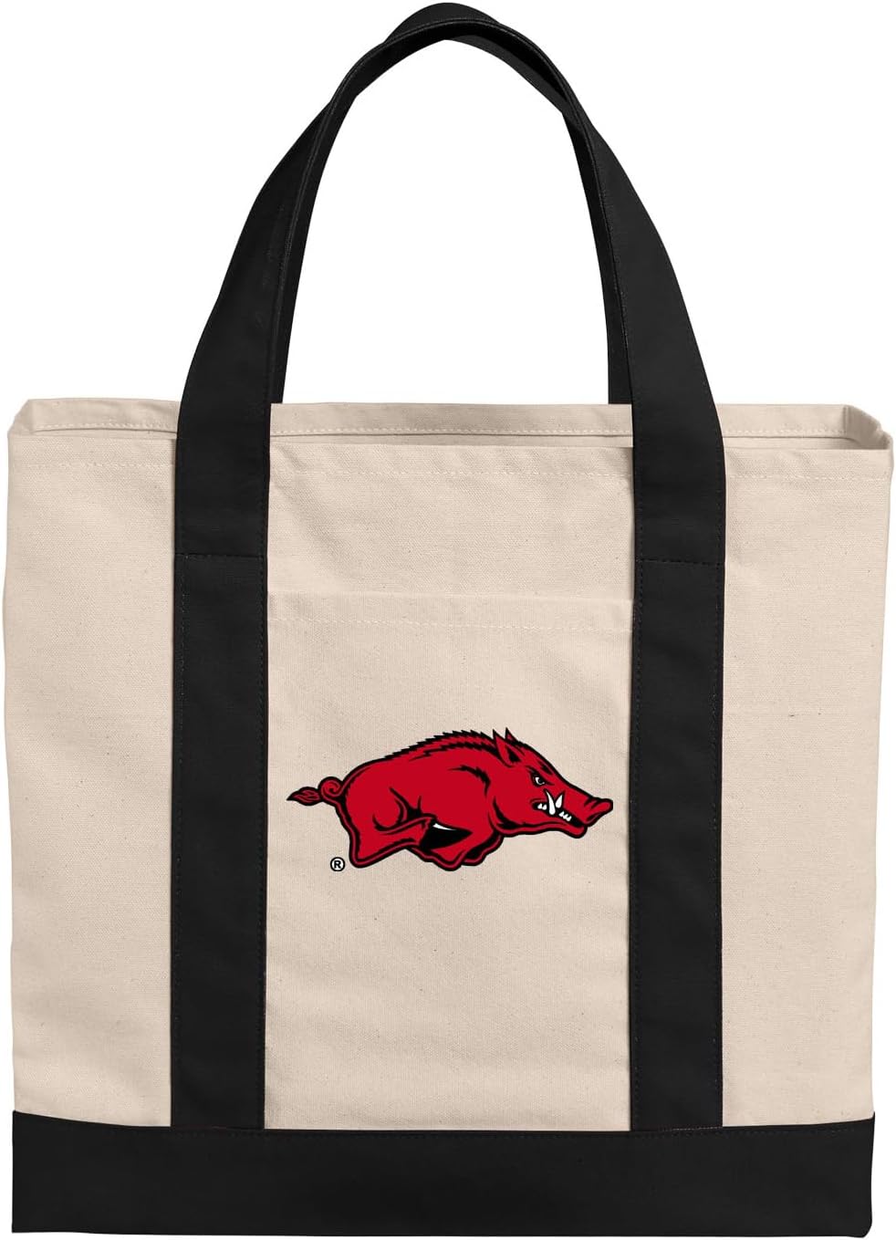 Broad Bay Arkansas Tote Bag or OFFICIAL Canvas University of Arkansas Totes