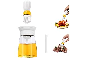 Versatile 2-in-1 Oil Dispenser and Pastry Brush