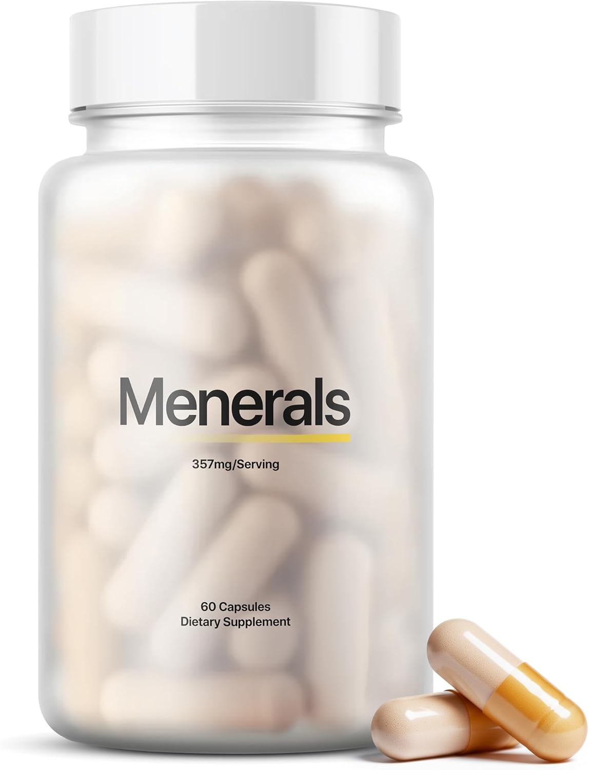 Menerals Mens Multivitamin – Powerful All in One Mineral Supplement for Men – Natural Trace Minerals with Fulvic Acid from Rich American Soil – Supports Daily Energy, Vitality, Focus, and Mens Health