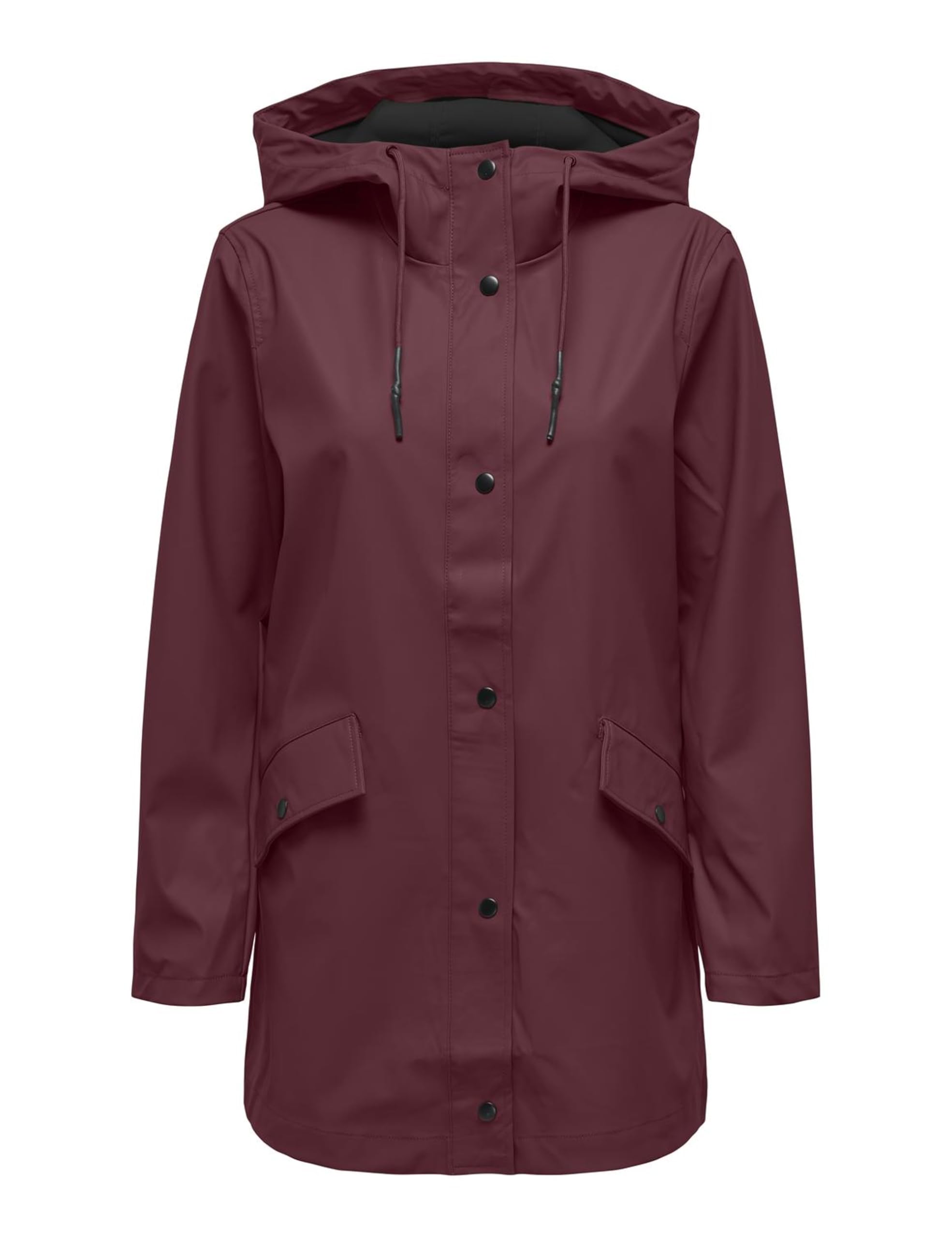 ONLY Female Onlelisa Raincoat, Cabernet, XL