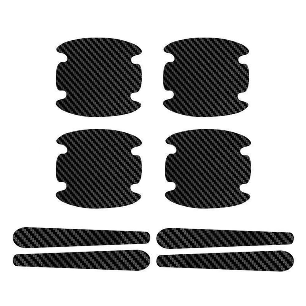 Gurido A/Black 8Pcs Cr Door Hndle Protector For Ki Niro Ev 2018-2024, Nti-Scrtch Doors Hndles Protectors Sticker Protection Cover Gurd Film Ccessories,