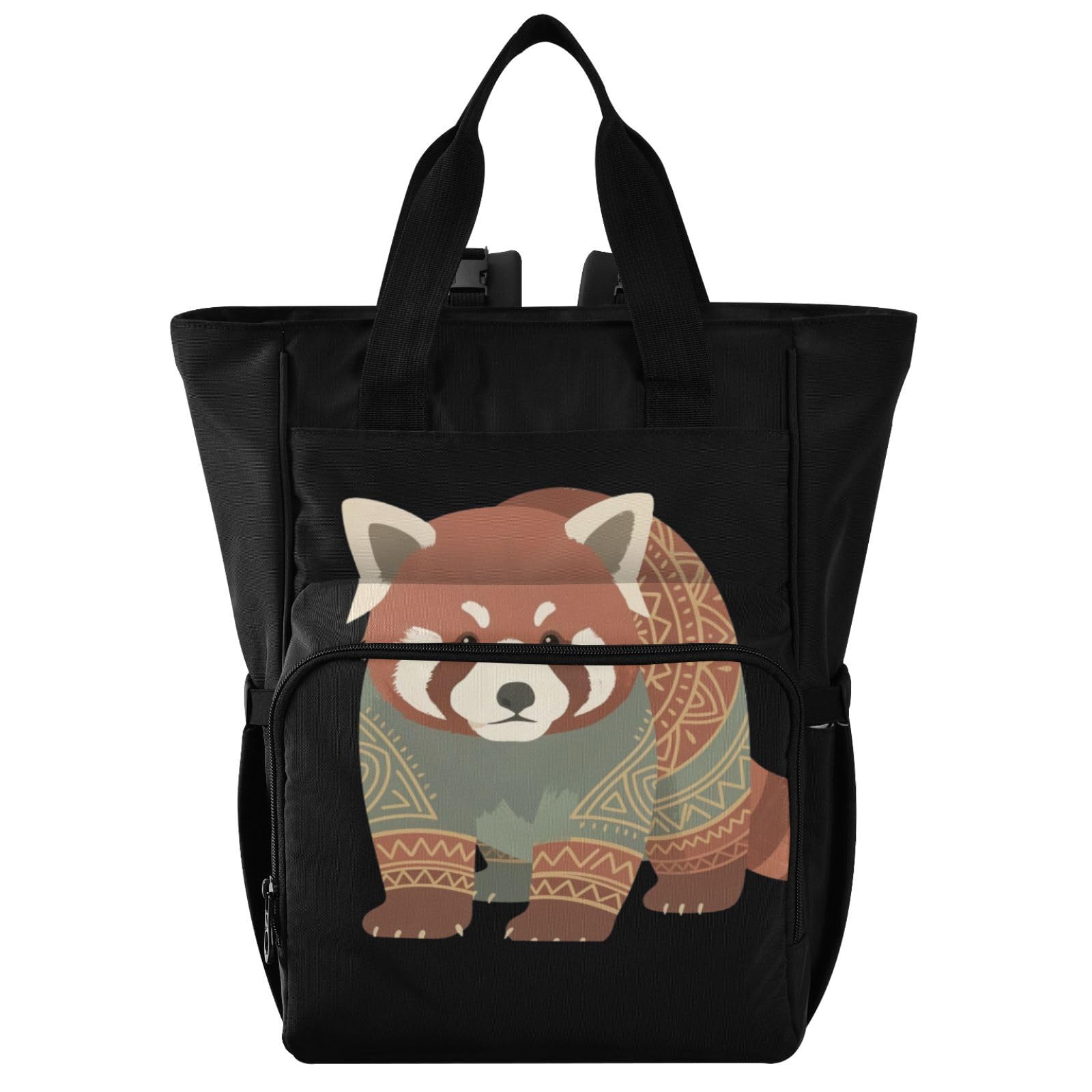 GuoChe Dobby - Mochila para pañales de nailon con múltiples bolsillos