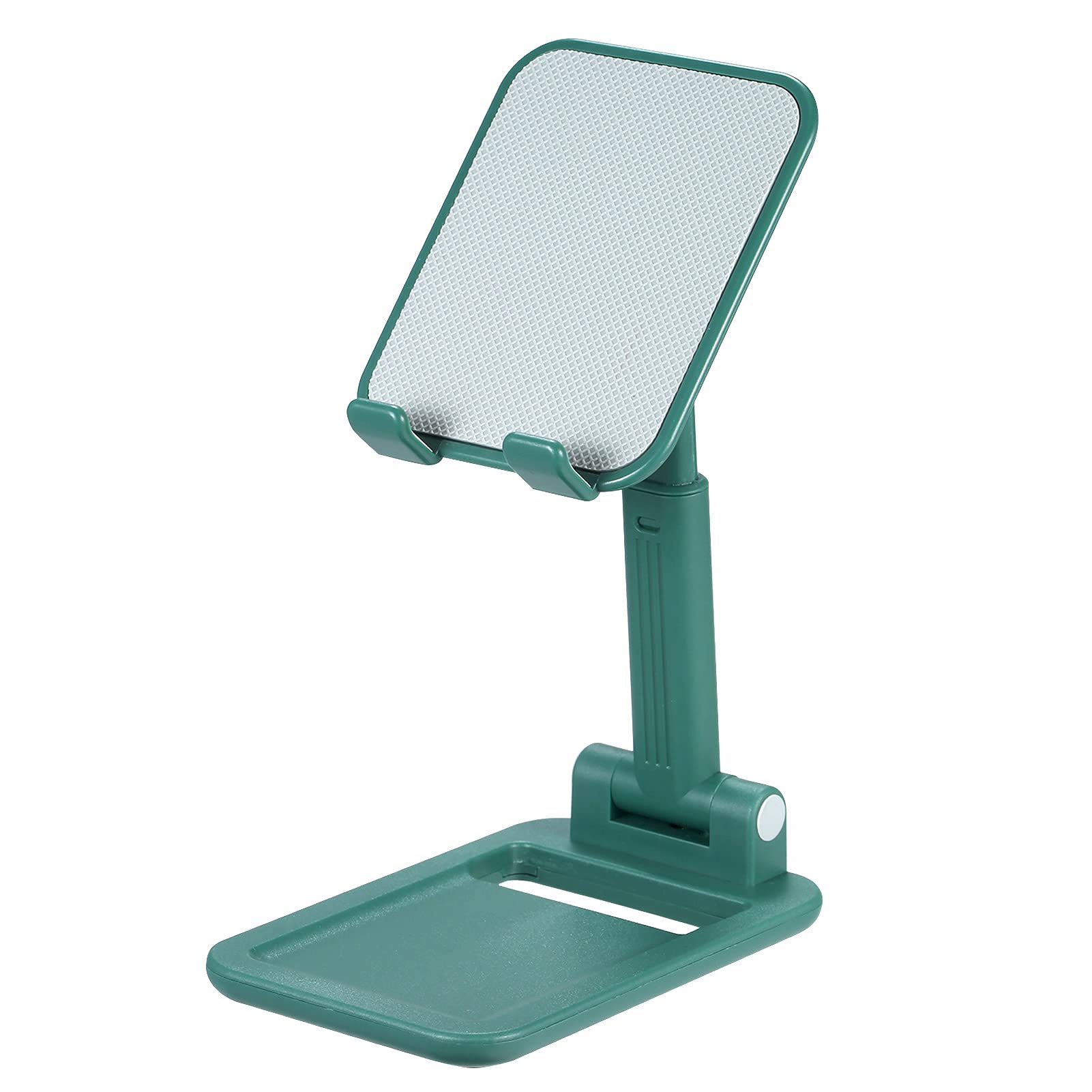 Homgee ABS Retractable Folding Stand Desktop Folding Bracket Portable Phone Holder Angle Adjustable Height Adjustment Suitable for 4~10 Inches Smart Phone Tablet Green-image-21