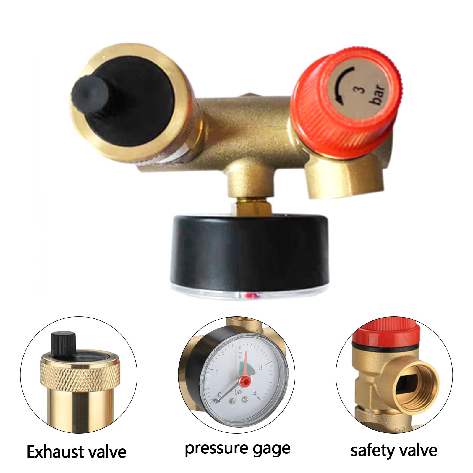 Valvola Per Bombola Campione NPT Maschio 1/4" X NPT Femmina 1 - Foto 7