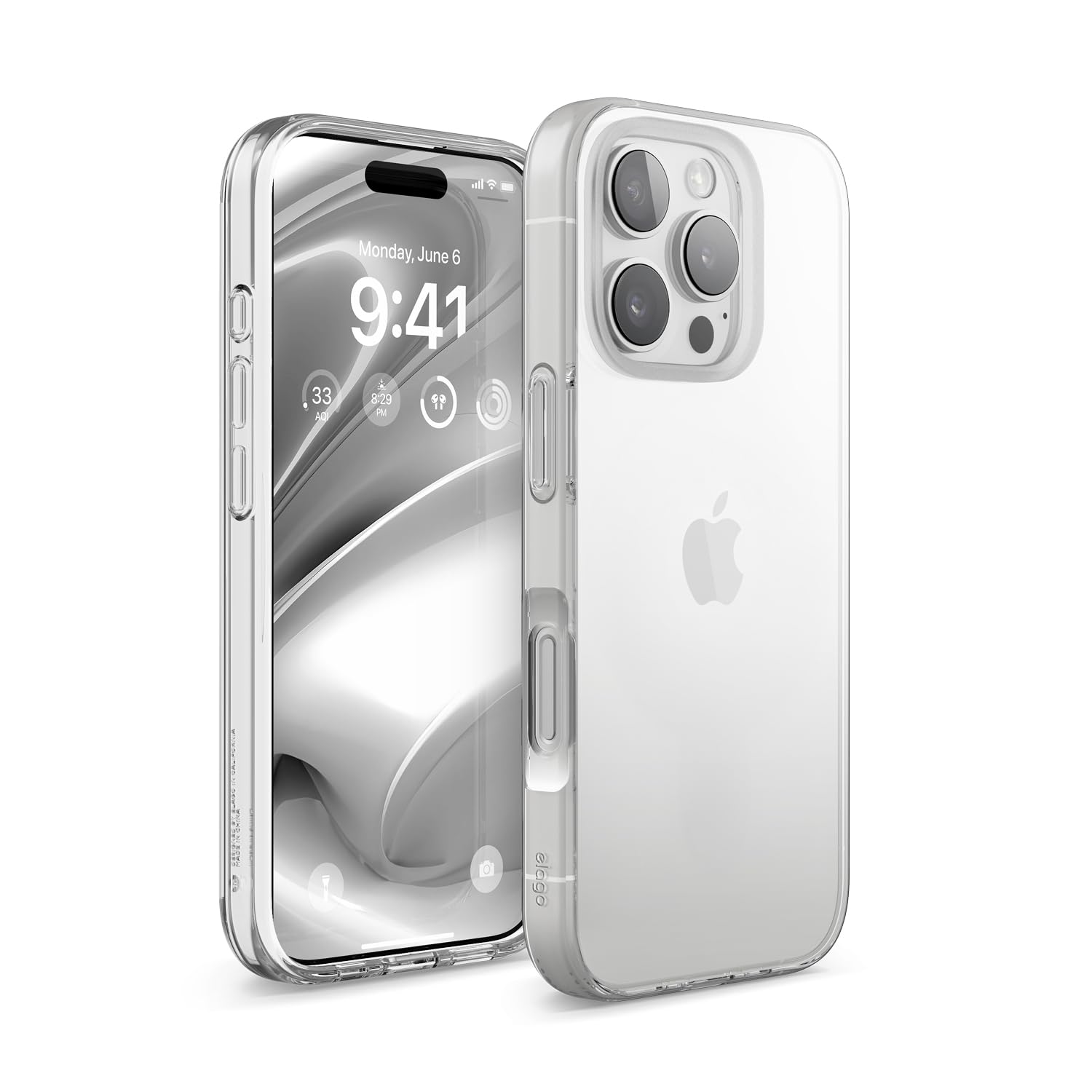 elago Hybrid Clear Case Compatible with iPhone 16 Pro Case Cover 6.3" - PC + TPU Hybrid Technology, Shockproof Bumper, Raised Camera Protection, Durable Scratch-Resistant (Clear) (B0D7L6QPSK) Amazon Price History, Amazon Price Tracker