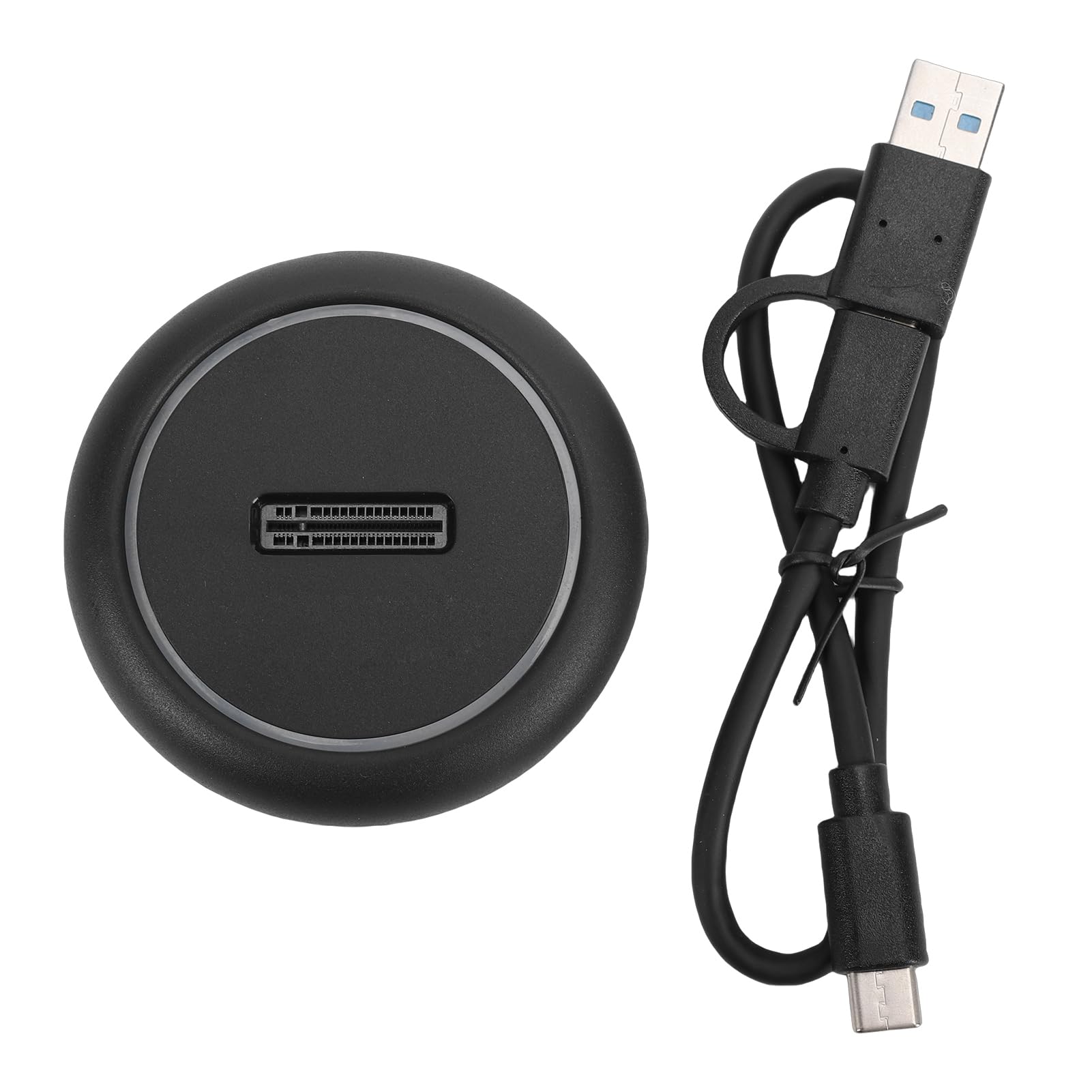 NVMe SSD Reader Adapter, M.2 SSD Enclosure Adapter, USB C 10Gbps Docking Station, Supports NVMe & SSDs, for Portable External Drive