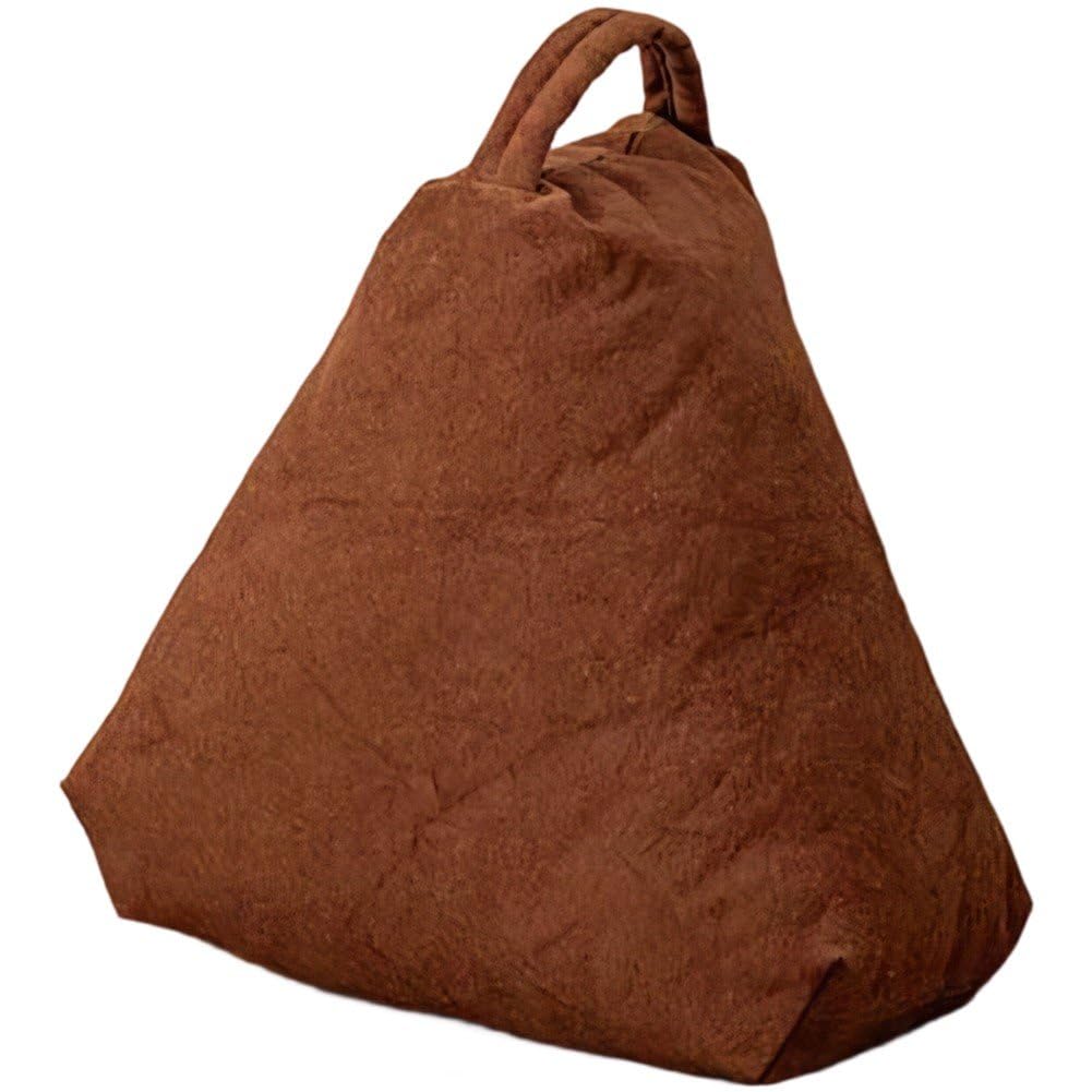 Coussin décoratif triangulaire en tissu rembourré pour le canapé