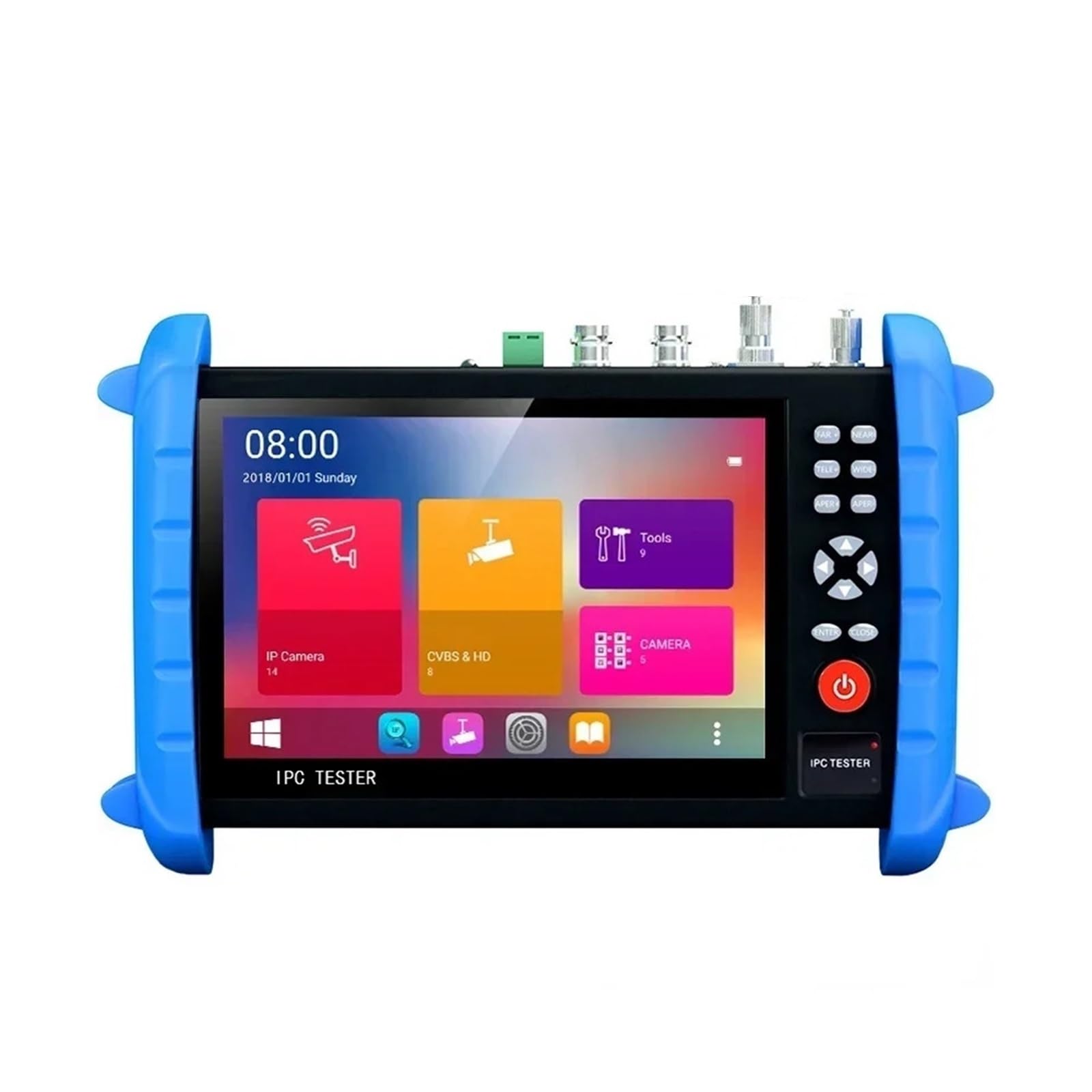 CCTV Tester, Tester CCTV IPCX-ACT H.265 4K 8MP IPC/TVI/CVI/AHD/CVBS Touch Sn Da 7 Pollici Supporto IPC Multifunzione ALL-In-One