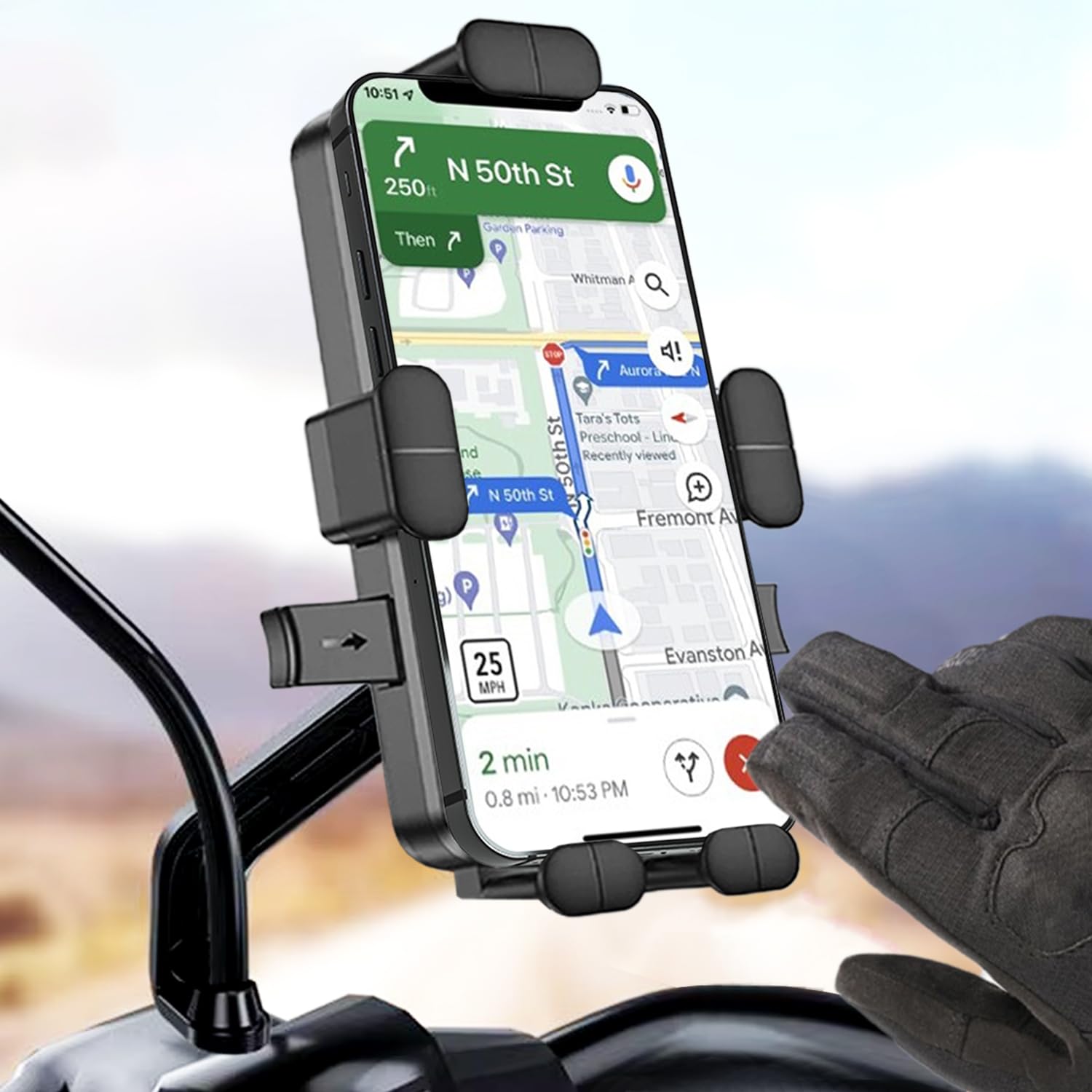 Handyhalterung Motorrad Roller Wasserdicht Gultige Schutzhulle Fur