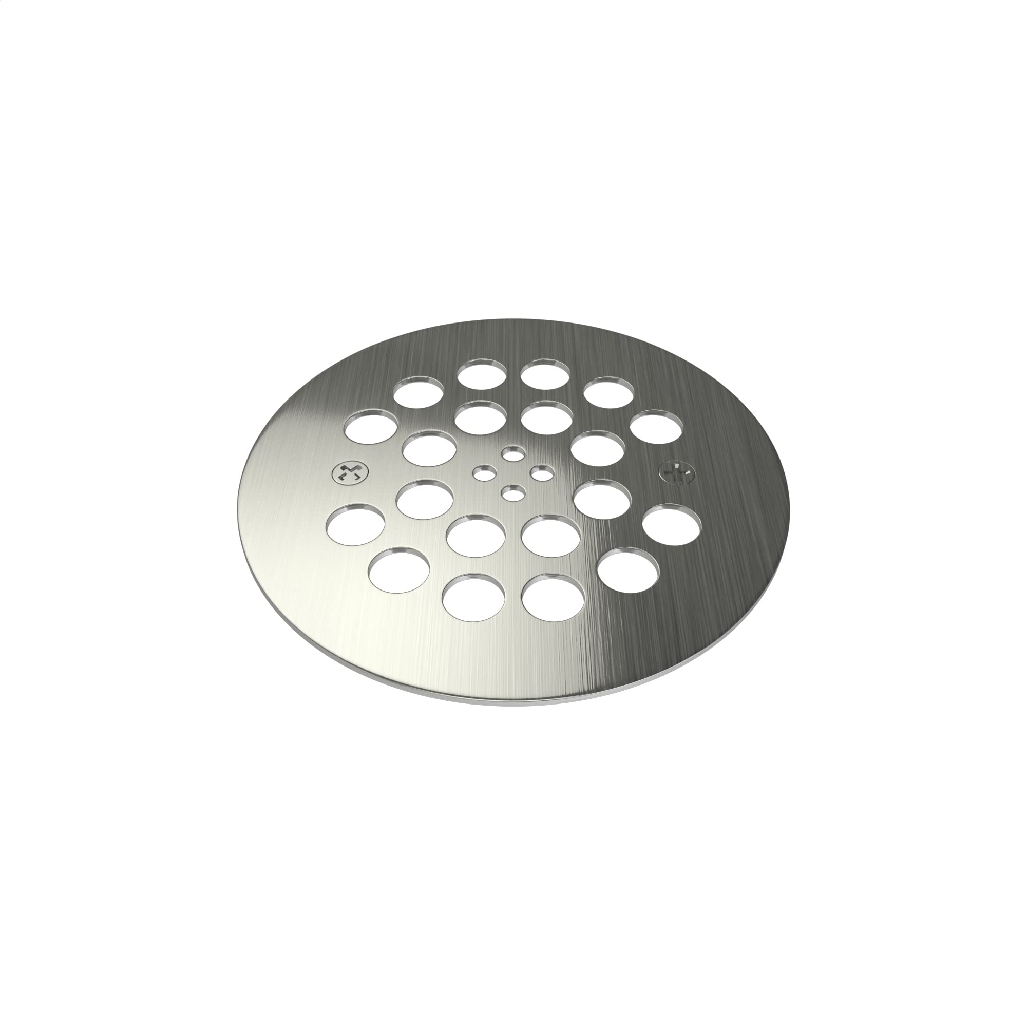 Tile Redi Square Shower Drain Plate In Brushed Nickel – 4.25 Inch, Fits All Tile Redi Shower Pans