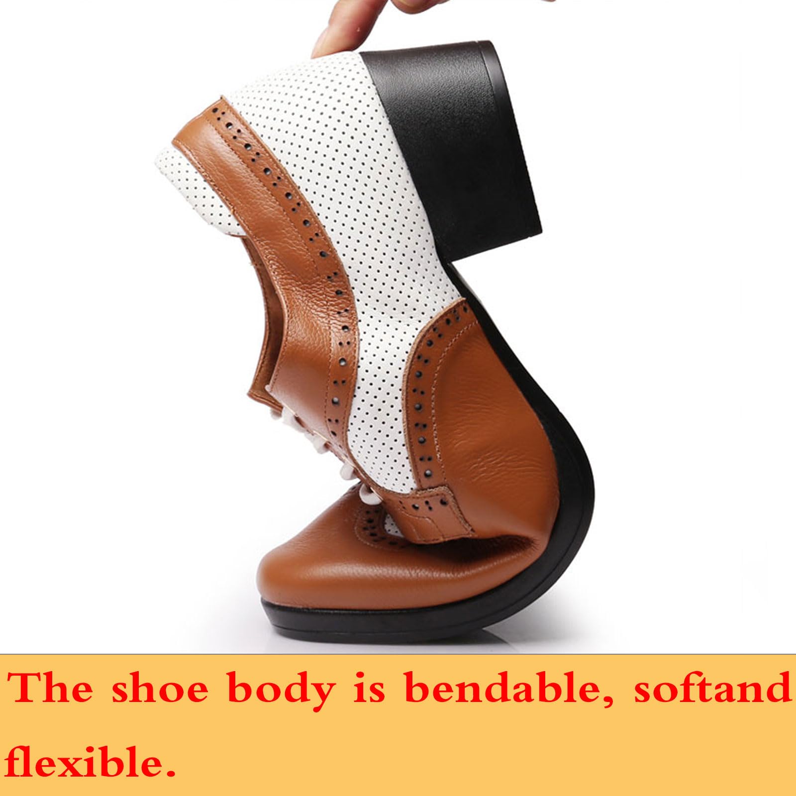 Herren-lateintanzschuhe,Modern Tango-Tanzschuhe für Herren,Männer latein Tanzschuhe,Weicher Boden,Atmungsaktiv,Leder,Schnürung,für Latein Ballroom Tango Gesellschaftstanz