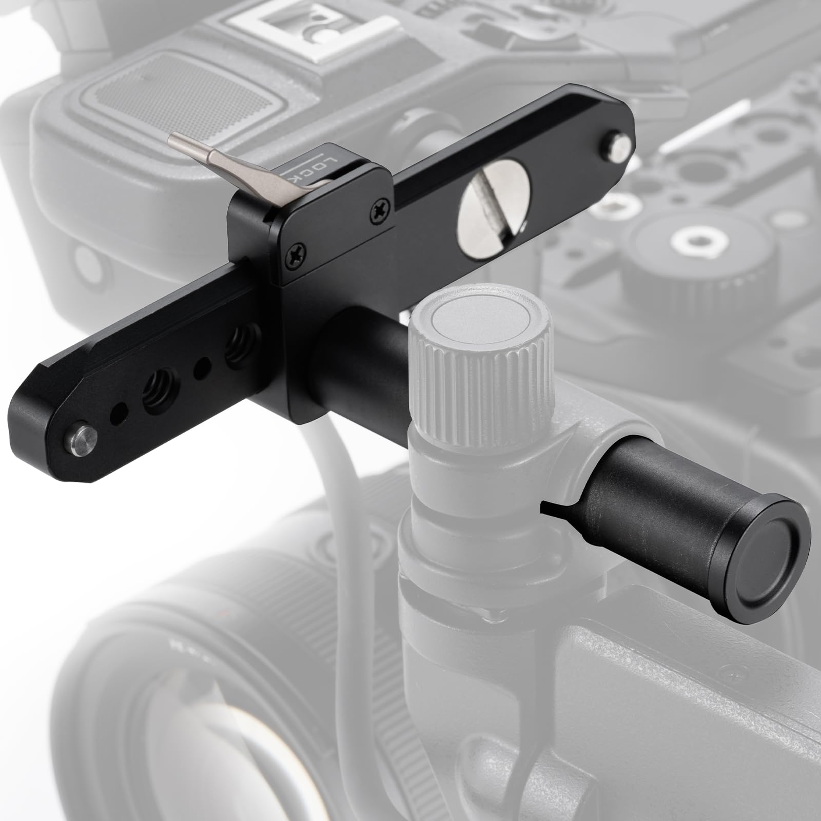 Tilta Support EVF Compatible avec l'écran LCD et l'oculaire du viseur Sony FX6, avec Rail NATO ES-T20-EB