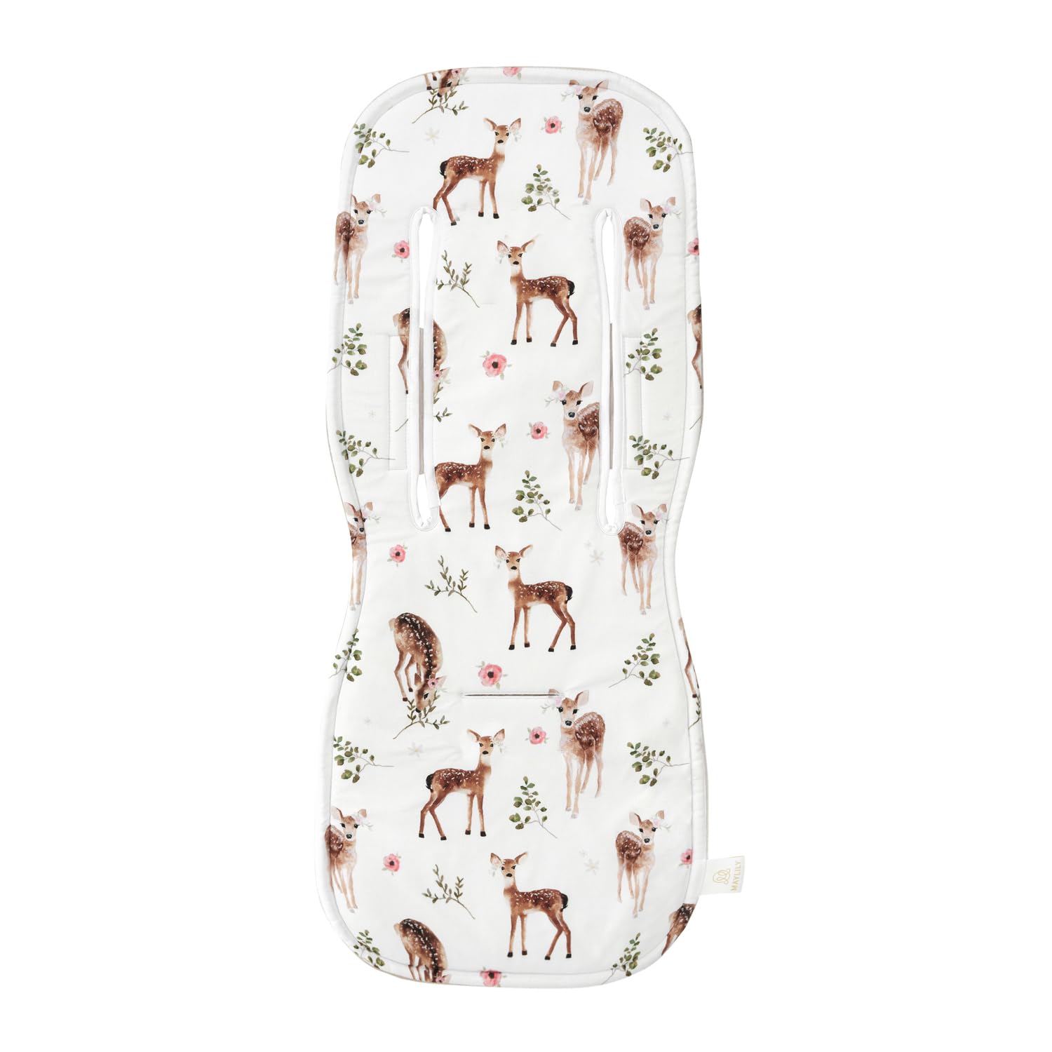 Maylily - 3D Bamboo Anti-Sweat pram Insert - seat Cover pram - Bamboo seat Cover - pram seat Cover - Winter seat Insert for Buggy - Universal - (Fawns, Child)