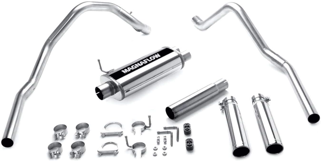 MagnaFlow Performance Exhaust System 15735: Cat-Back, Street Series, Compatible with 1997-1999 Dodge Dakota