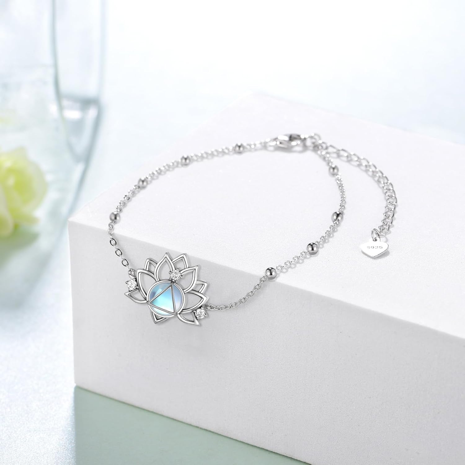 Sobriety Gifts for Women 925 Sterling Silver Sobriety Bracelet AA Gifts Sober Gifts for Women Alcoholics Anonymous Gifts for Women