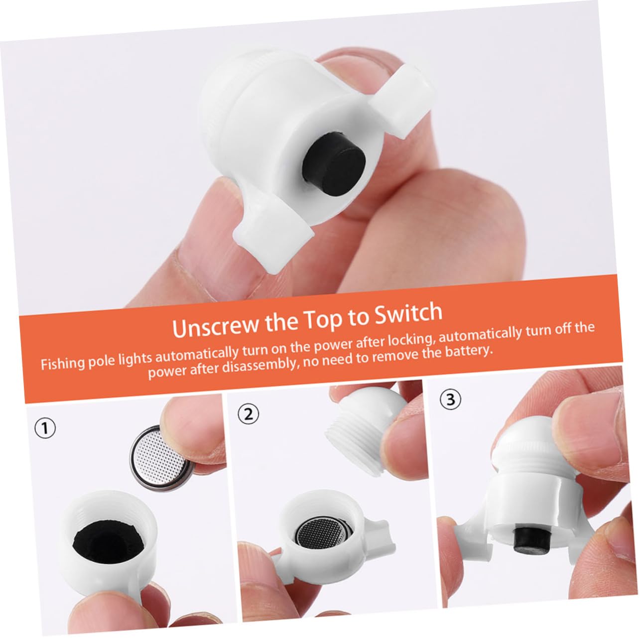 jojofuny 12pezzi Led Fishing Bite Alarm Lamps Impermeabili Alta Sensibilità Notturne Per Canne Da Pesca Indicatori Di Abboccamento Pratici e Facili Da Usare