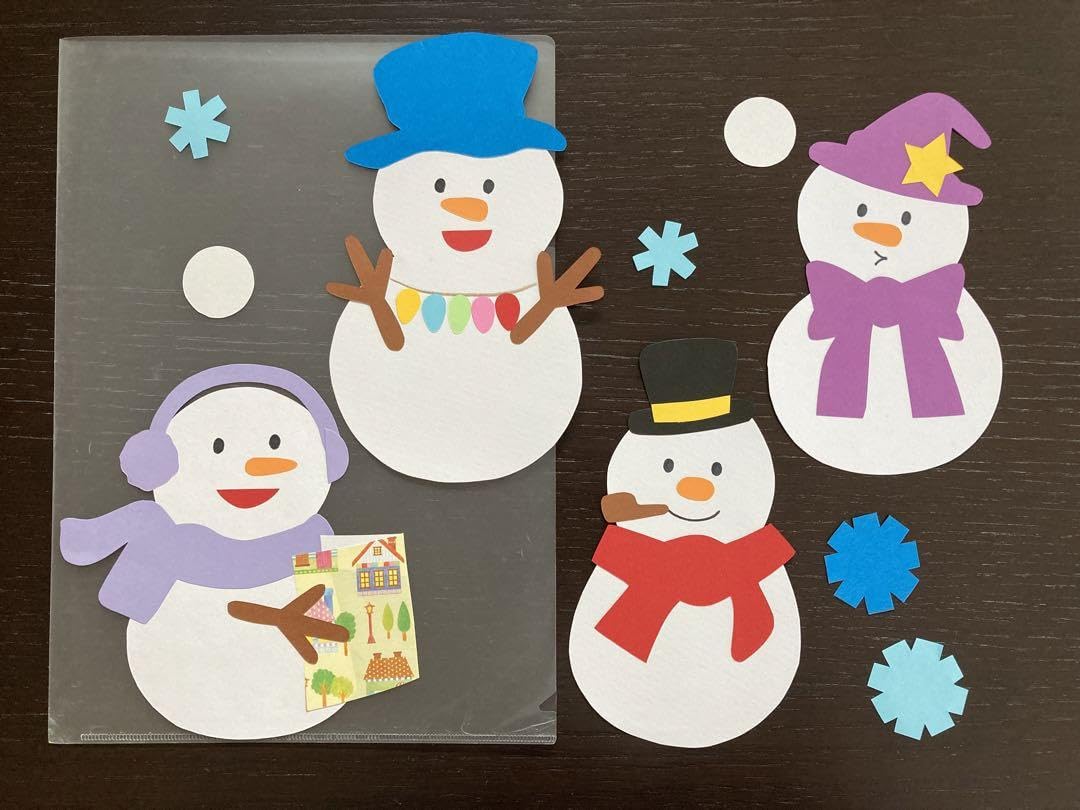 Amazon.co.jp: 雪 冬 雪だるま 保育 壁面飾り 壁面 げ中 : ホビー