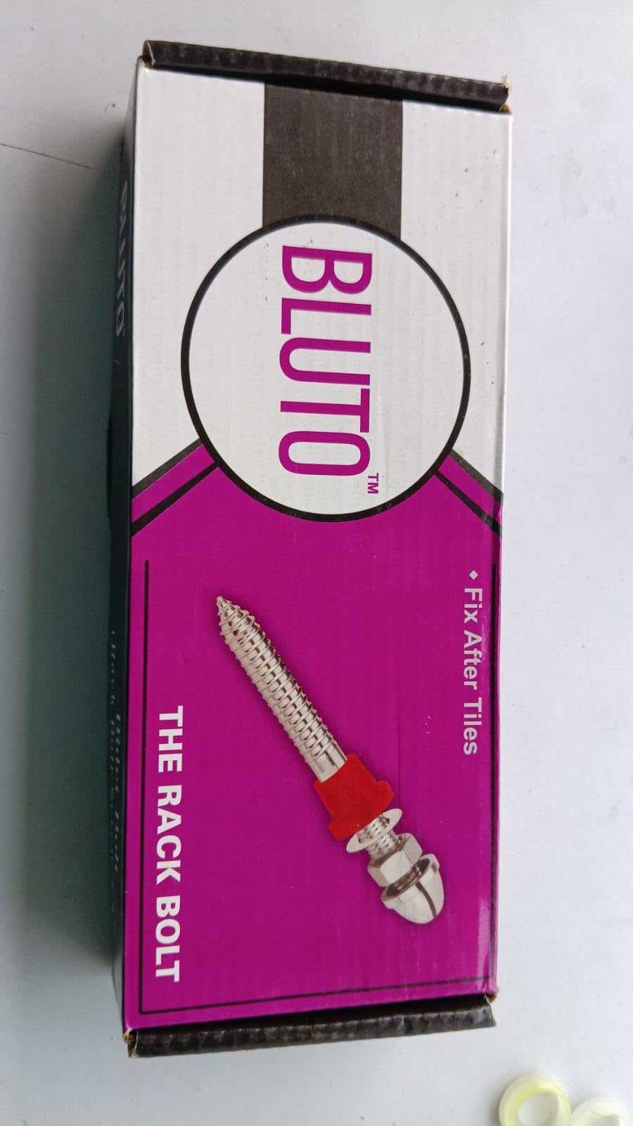 BLUTO RB-002 RACK BOLT SET WITH BRASS CAP | for Wall Hung Wall Mounted Toilet Seat | 2 Pcs Set 2