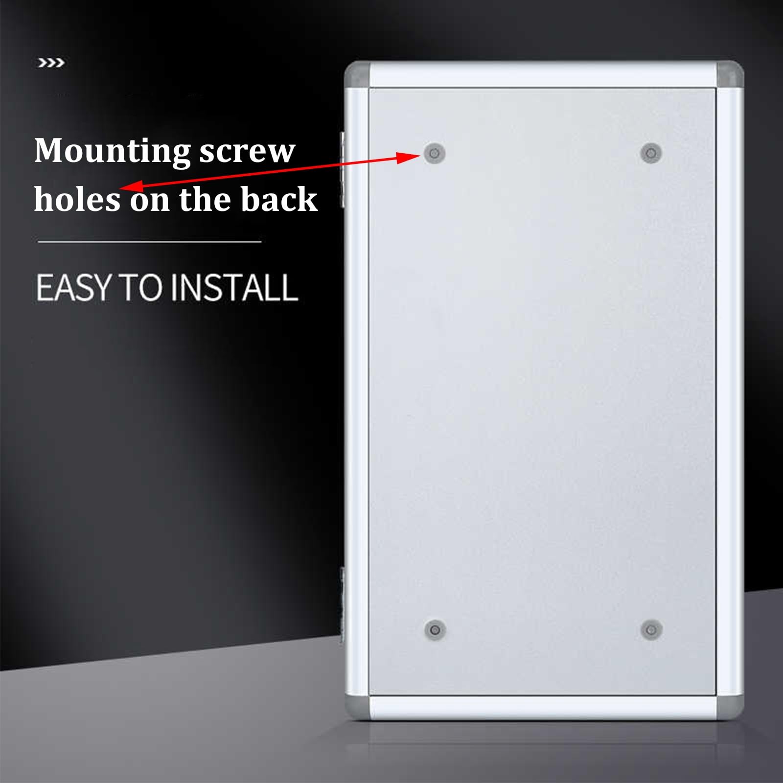 Armario para llaves con cerradura digital, caja de almacenamiento de llaves montada en la pared con etiquetas y etiquetas, caja de bloqueo para oficina, almacén, hospital, empresa