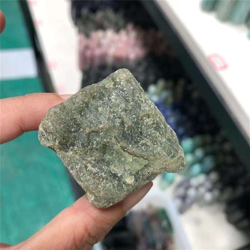 Amazon.co.jp: 100 グラム天然ブルーグリーンアパタイト結晶原石岩石