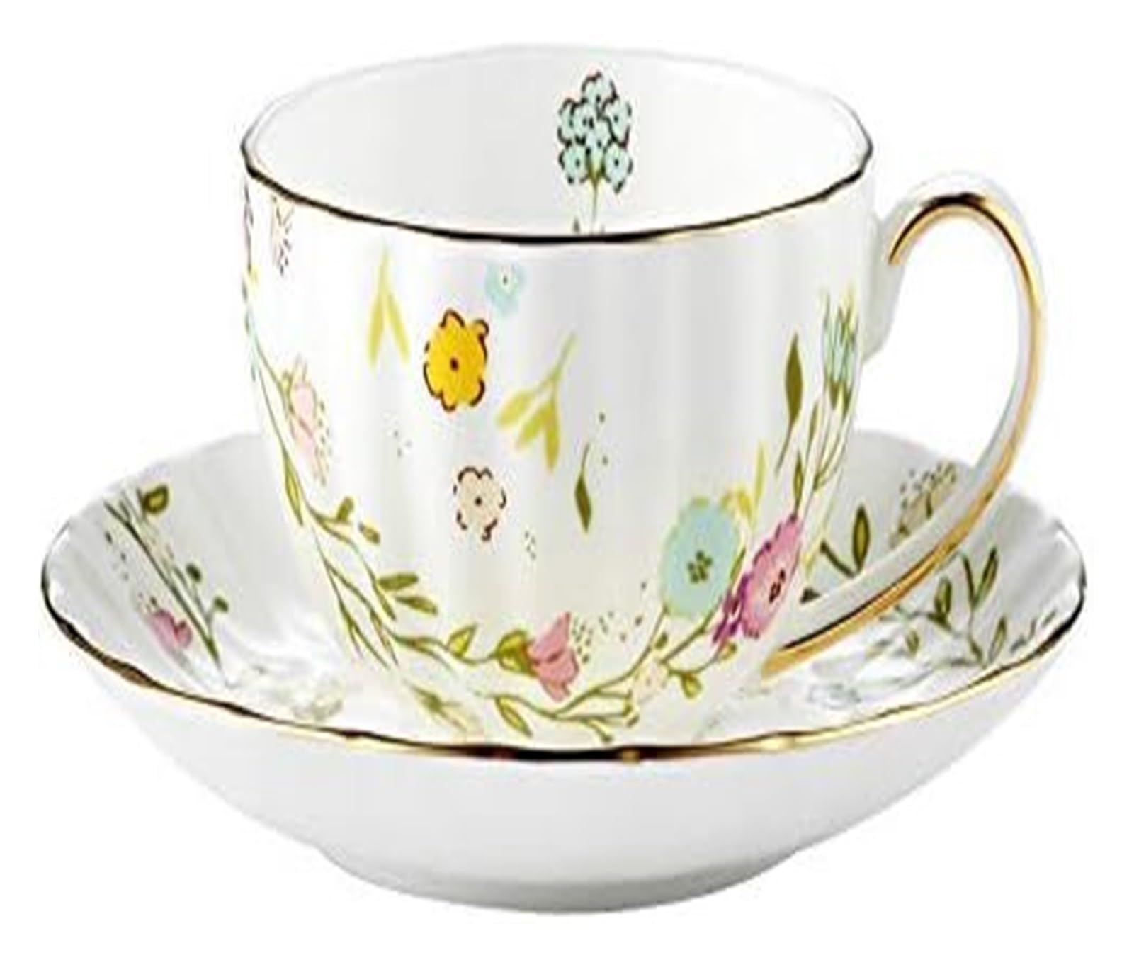 Tazza da caffè Tazza da tè Tazze Tazza di porcellana creativa e piattino Ceramica Set semplice Design moderno Tazze da caffè Tazas para Cafe Home Decor Tazza da caffè