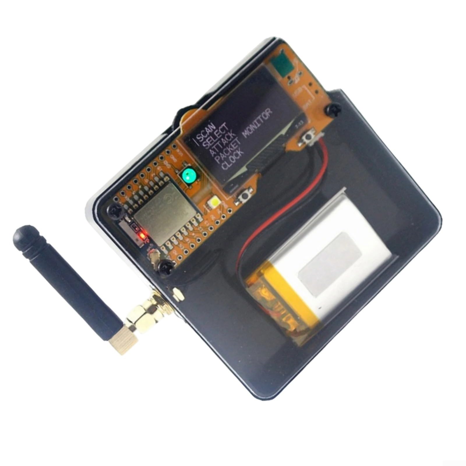 Deauther für MiNi für v3, Board-Kit für ESP8266, kompaktes Typ-C-Lademodul für WiFi-Protokoll-Debugging und sekundäre Entwicklungsprojekte