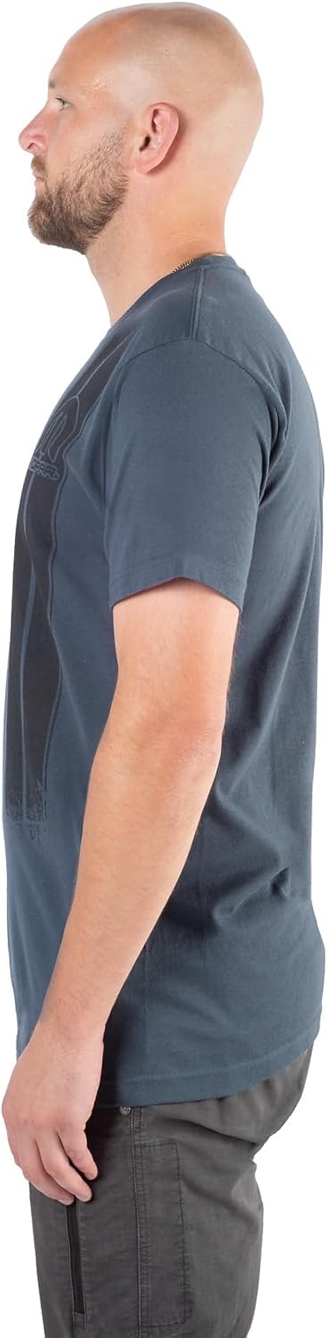 Mopar Omega 'M' Stripe Logo Adult Crewneck Short Sleeve T-Shirt