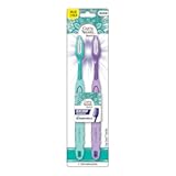 Dew Drop Toothbrushes - Medium Bristles for Deep Cleaning - Gentle on Teeth & Gums - Ideal for Kids & Adults - Pack of 2