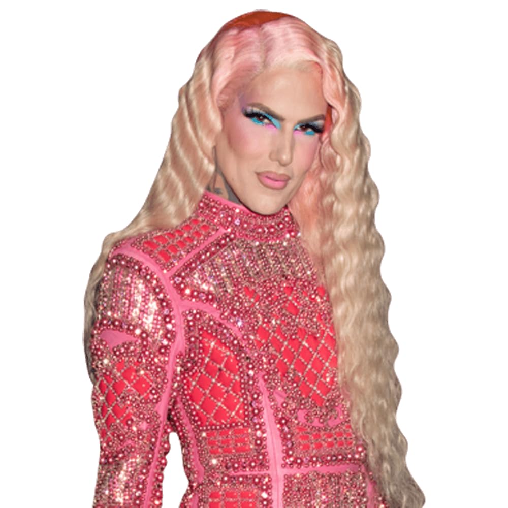 Jeffree Star (Pink Dress) Half Body Buddy Cutout
