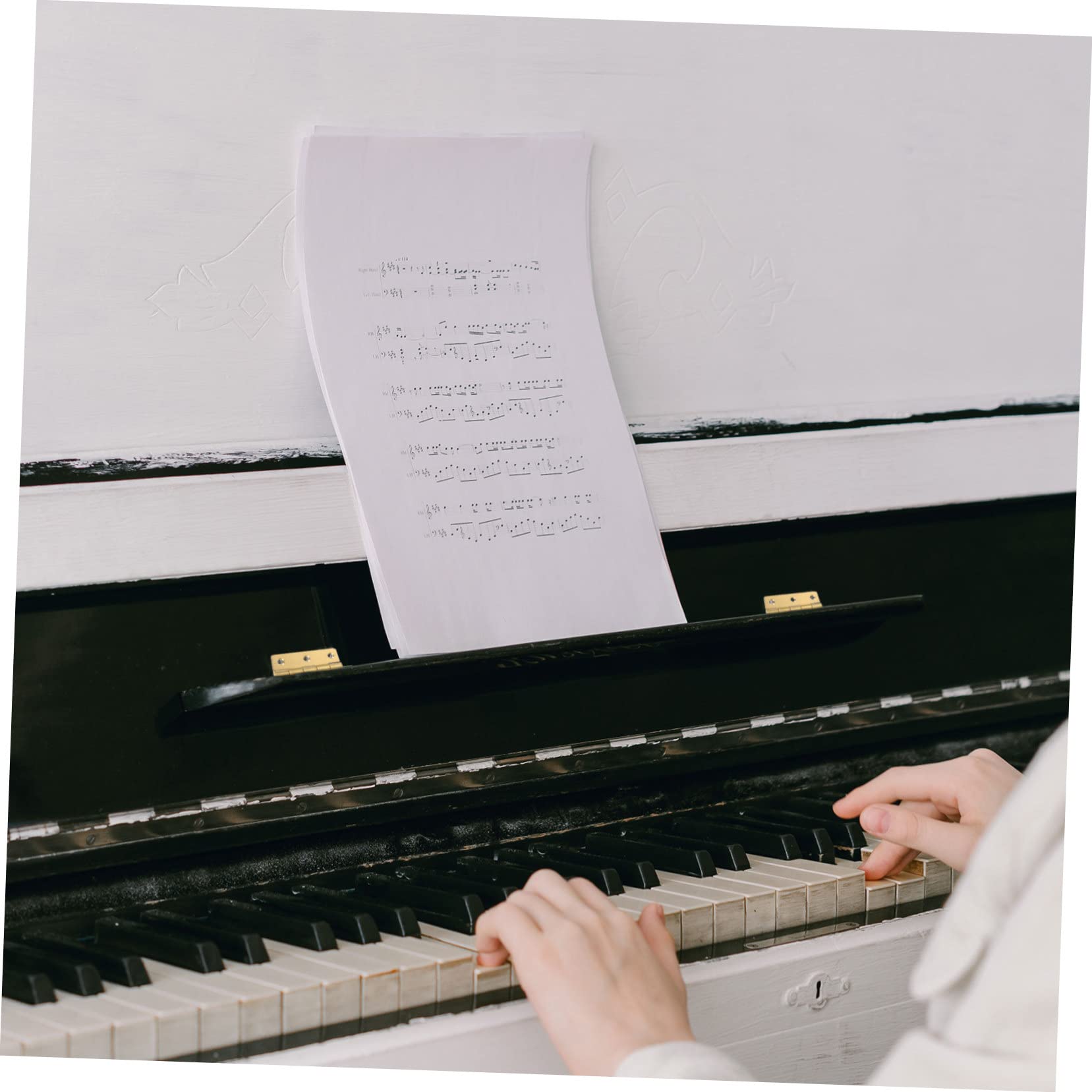 OUNONA 4pcs Piano Hinge Butt Hinges for Cabinet Doors Tip Door Hinge Cabinet Small Hinges Piano Accessories Hinges for Kitchen Cabinets Mini Hinges for Crafts Cabinet Hinge Copper Golden