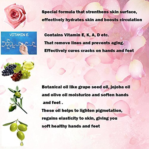 Codream Moisturizing Gel Heel Sleeves and Gloves, Gel SPA Gloves Socks Repair Cracked Skin and Exfoliate Skin,Soften Beauty Hands and Feet for Women