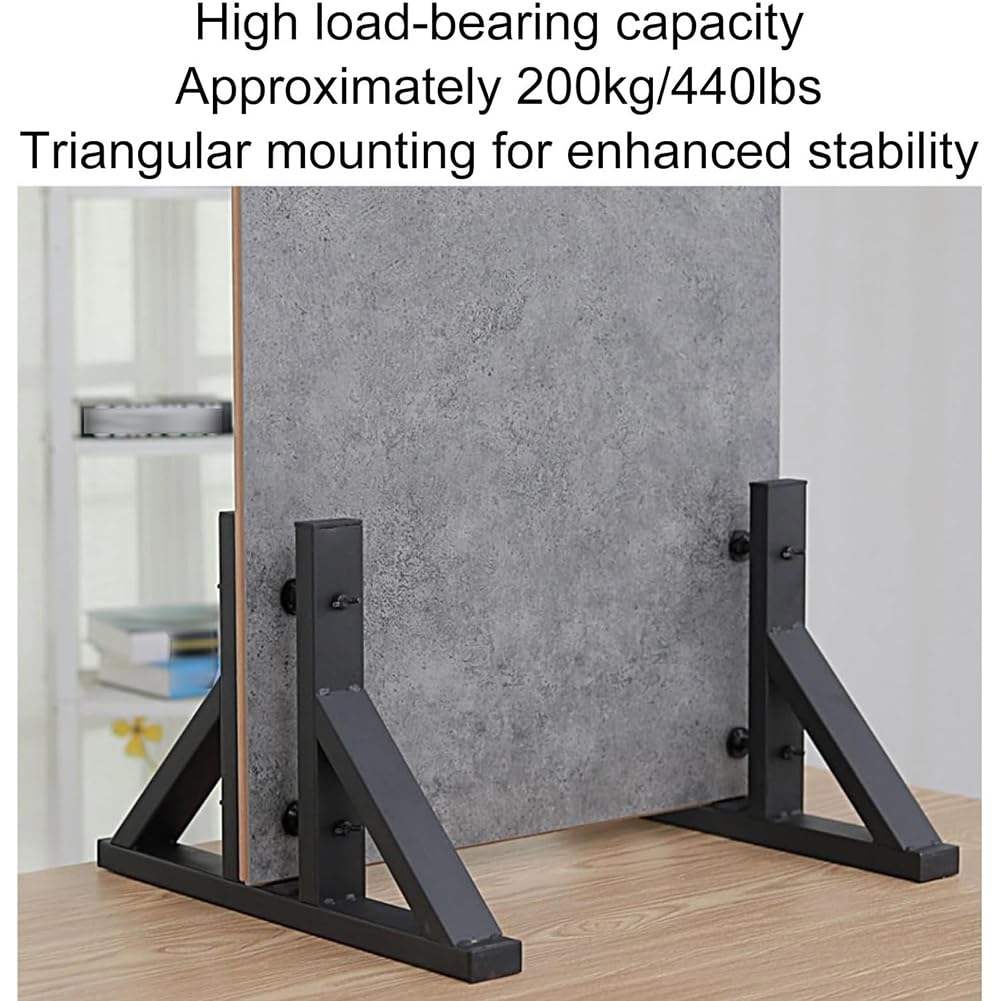 Espositore per Piastrelle con Porta in Vetro Regolabile per scaffali per Campioni in Ceramica Resistente e Pannelli di Grandi Dimensioni, per mostre di Negozi o Artigianato, 2 Pezzi,50x53cm