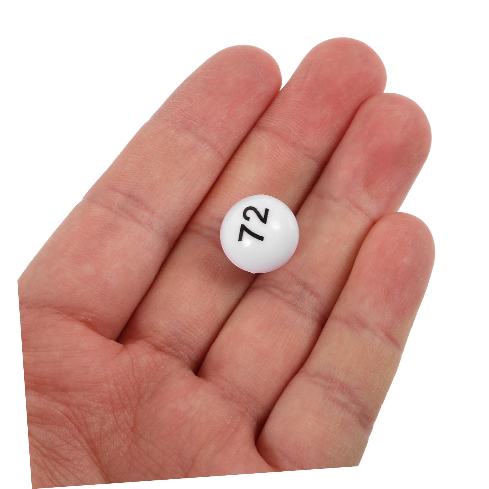 BESTonZON 300 Pièces Accessoires De Machine Boules De Loterie Remplacements De Boules De Bingo Mini Boules De Bingo Nuits De Bingo Jouets Boules De Shake Électrique Boule Porte-