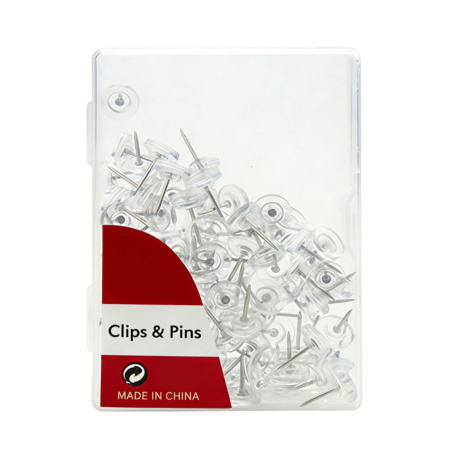 50/100 / 500Pcs Clear Flat Head Thumb Tacks for Cork Notice Board Photo Thumb Tacks