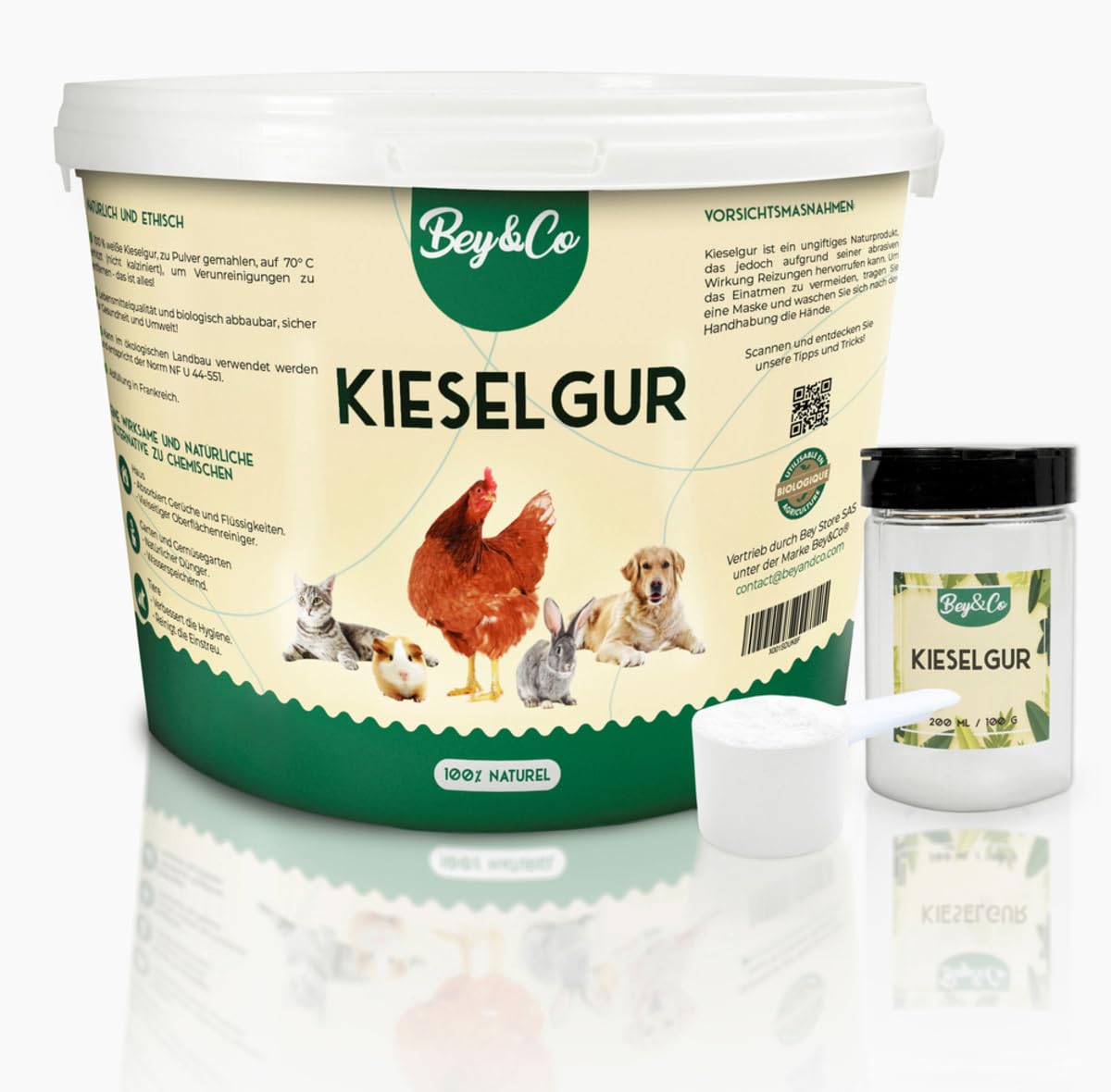 Bey&Co Feinpulver fr Haushalt, Garten und Tierumgebungen  Ohne Zustze,  neutral im Geruch, im wiederverschliebaren Eimer (5 kg) : Amazon.de:  Gewerbe, Industrie & Wissenschaft