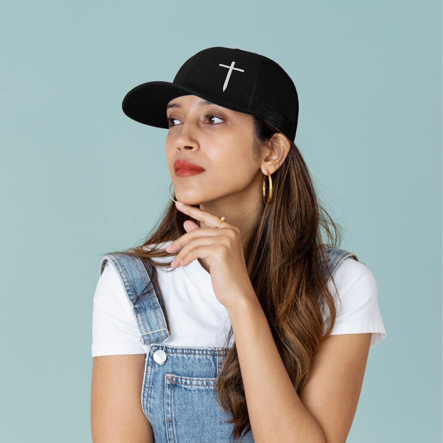 Christian Jesus Cross Hat for Men Women, Thanksgiving Christmas Faith Hat Religious Gifts for Women Men - Image 6