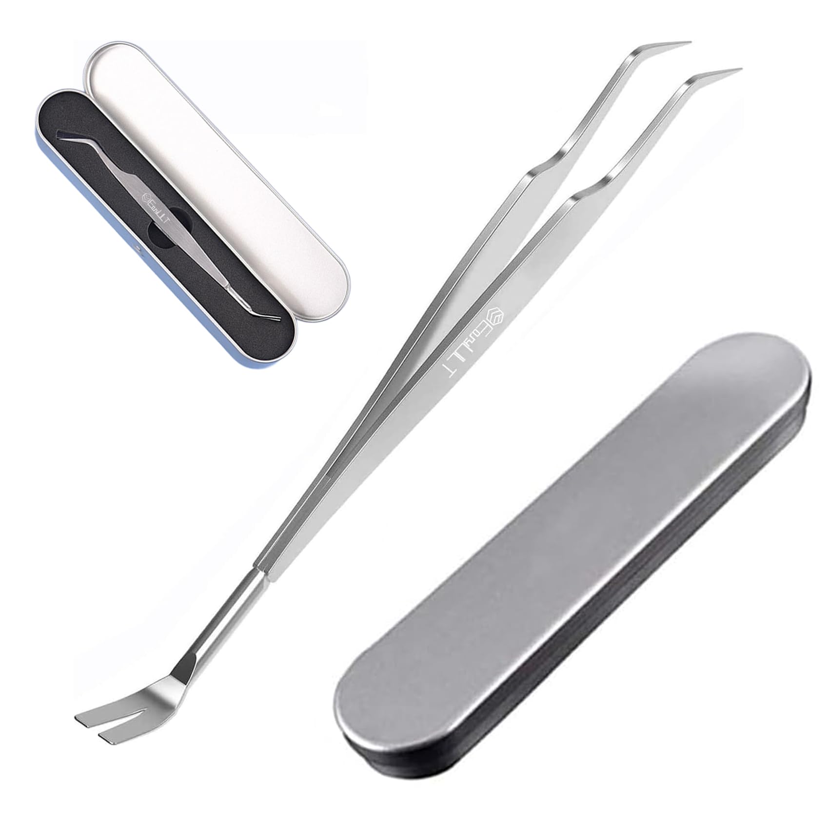 Pinza Per Zecche 2 In 1 Acciaio Inox - Rimozione Sicura Per Animali E Persone - Foto 3