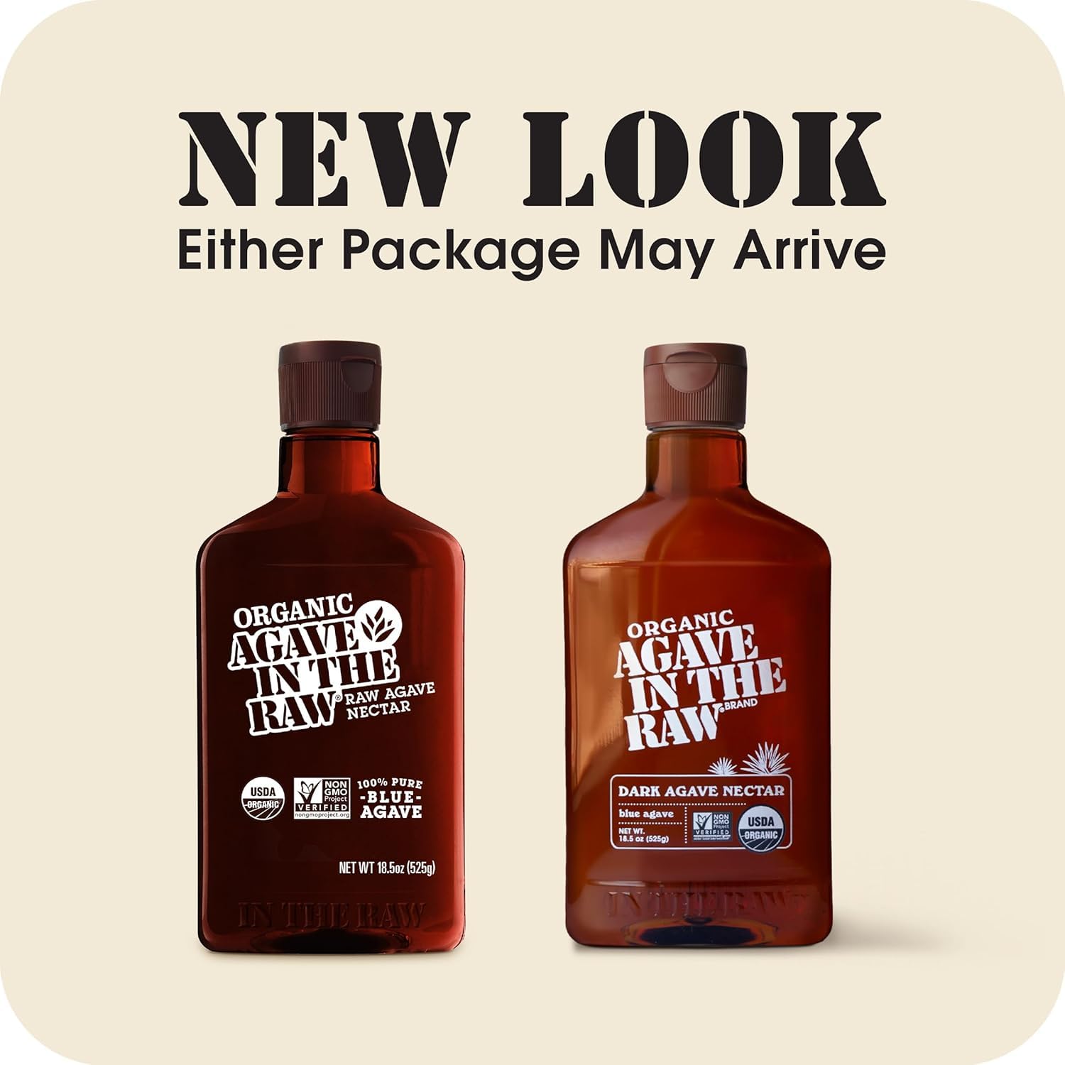 Agave In The Raw Botella 18.5 onzas Paquete 8