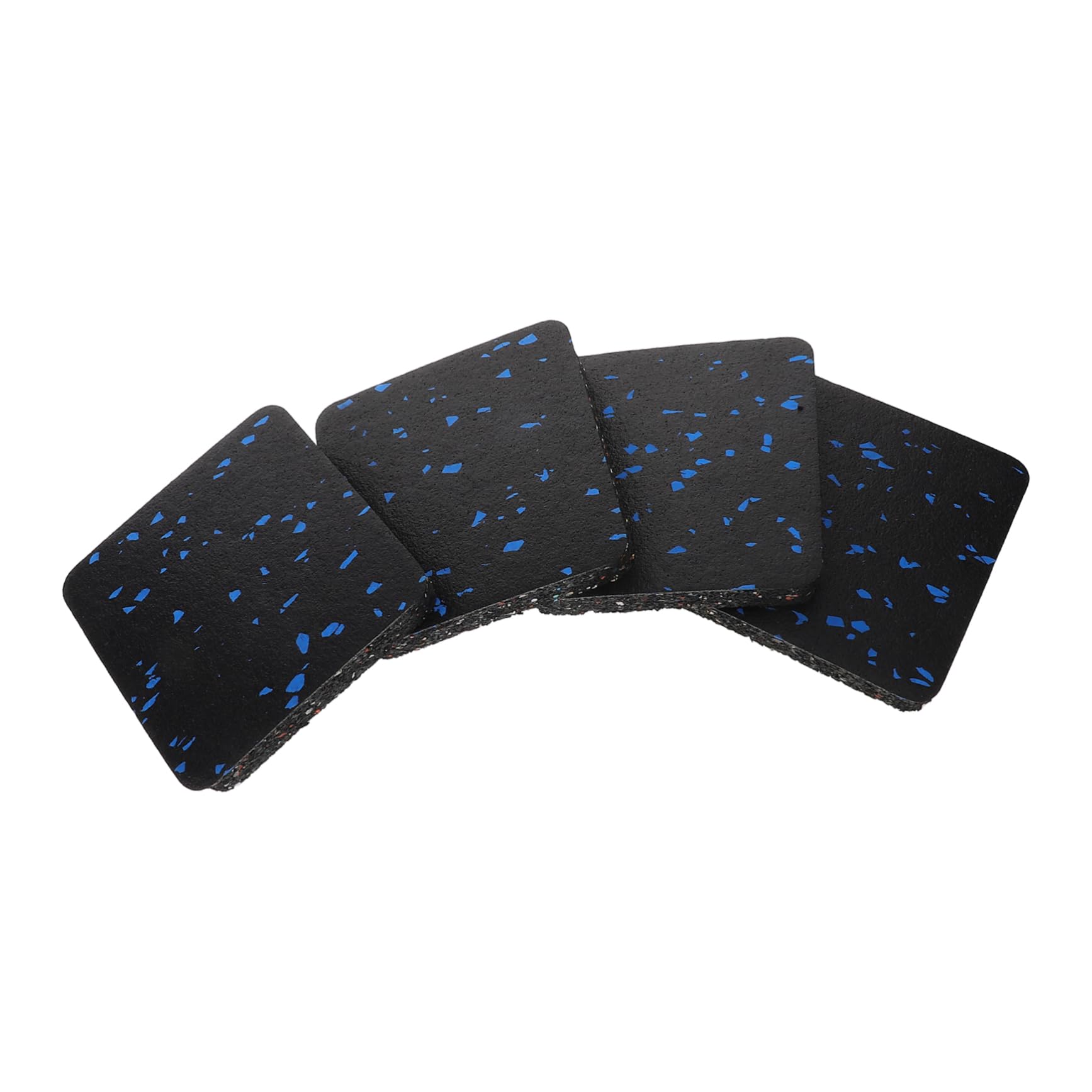 KOMBIUDA Almohadillas Antideslizantes Colchonetas de Goma Gruesas para Reducción de Ruido y Absorción de Impactos para Cinta de Correr y Bicicletas Estáticas en Casa