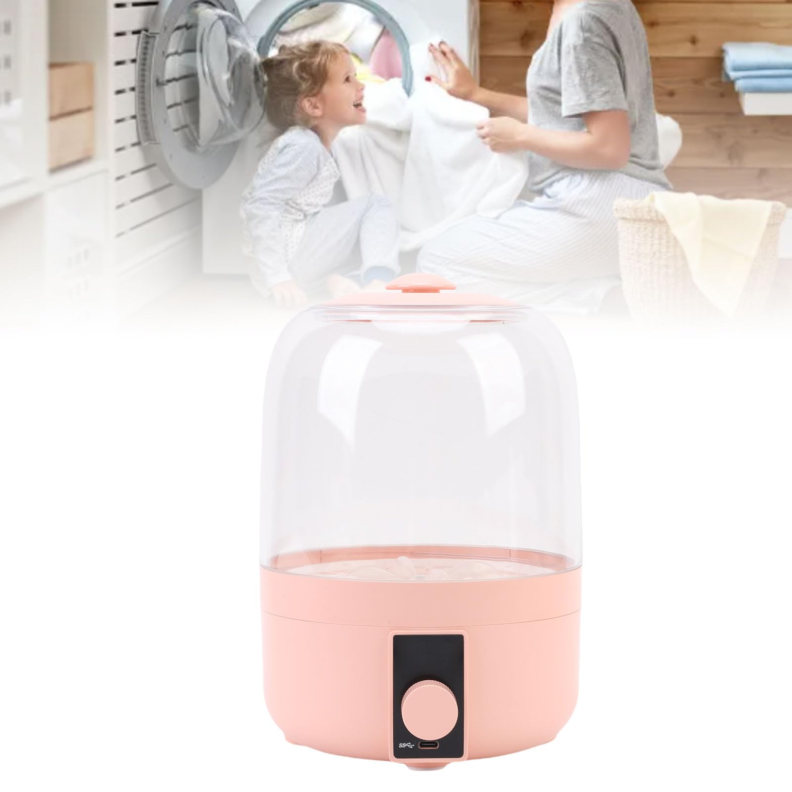 Sonew Umidificatore Diffusore di Olio Essenziale di con Effetto Luce Camino 160 Ml Umidificatore a Nebbia Fredda Silenziosa per Giochi in Camera da Letto (PINK)