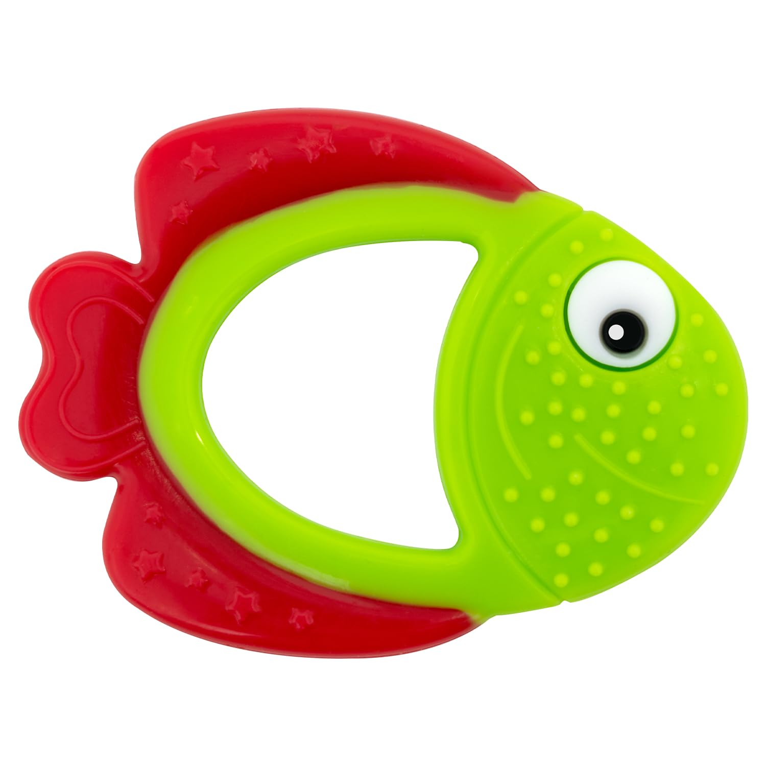Mee Mee Multi-Textured Silicone Teether (Single Pack, Pink Green)